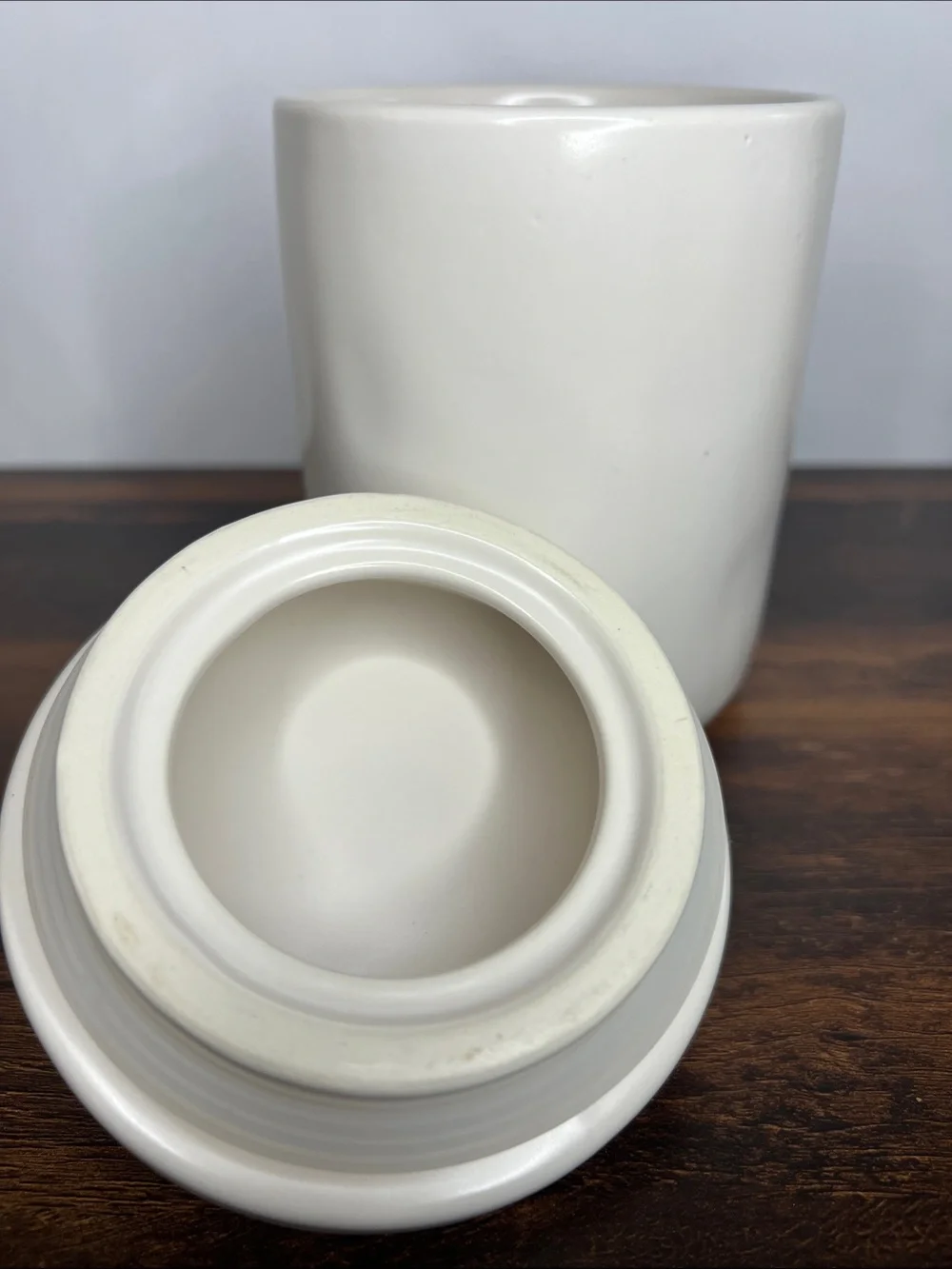 Rae Dunn White Ceramic 'GOODIES' Canister with Lid